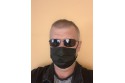 SlimX Black reusable protective mask